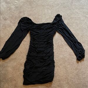 Amazon Black Long Sleeve Dress